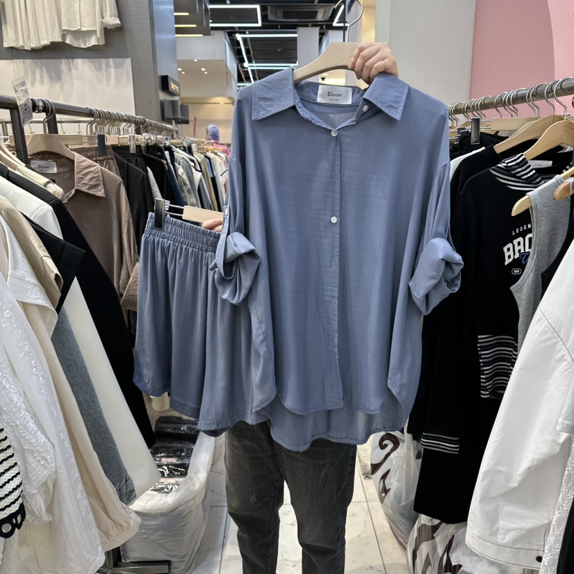 BLOOM韓國直郵實拍女裝新品26春夏人氣休閑套裝兩件套套裝BLOOM-Q套裝圖色2