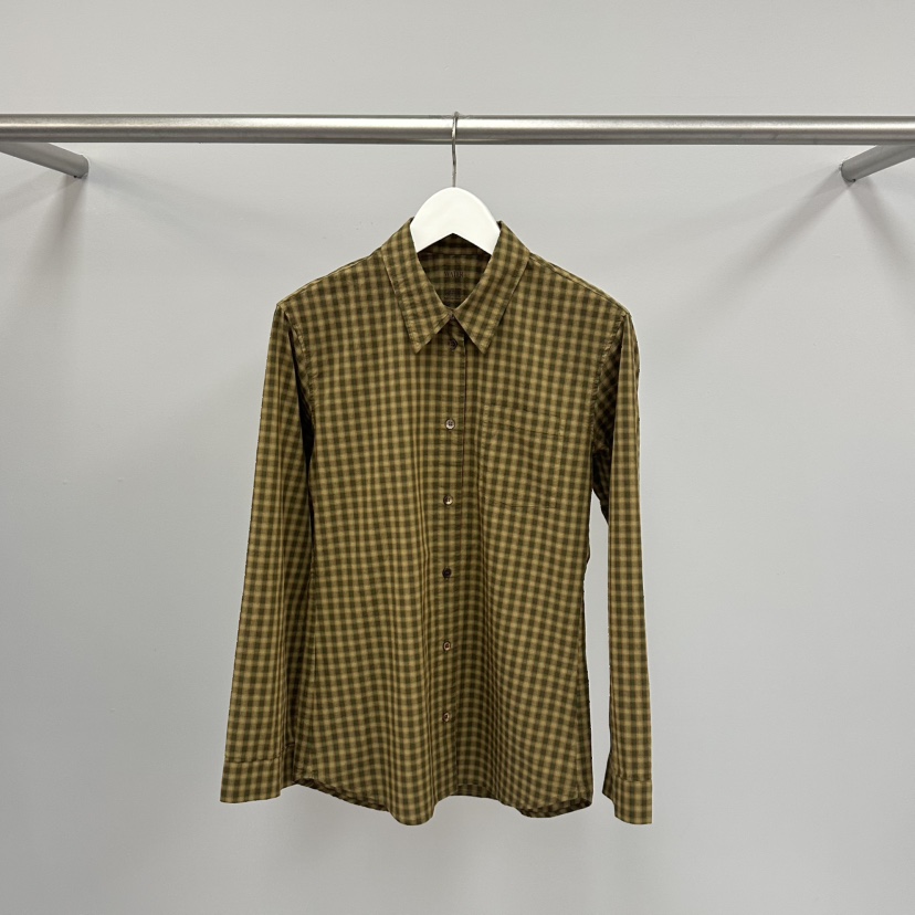 WATER/RIVER韓國東大門代購女裝新款休閑襯衫蕾絲衫修身格子WATER/RIVER襯衫/蕾絲衫圖色1