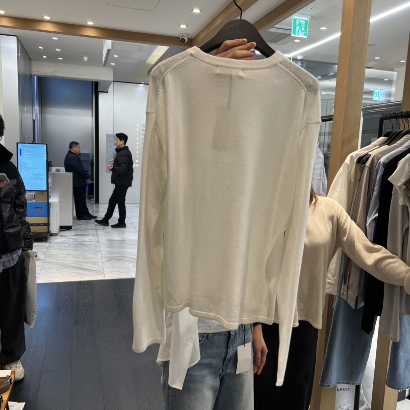 OBJECT韓國東大門代購女裝新款熱賣推薦人氣26春夏長袖T恤圓領OBJECT長袖T恤