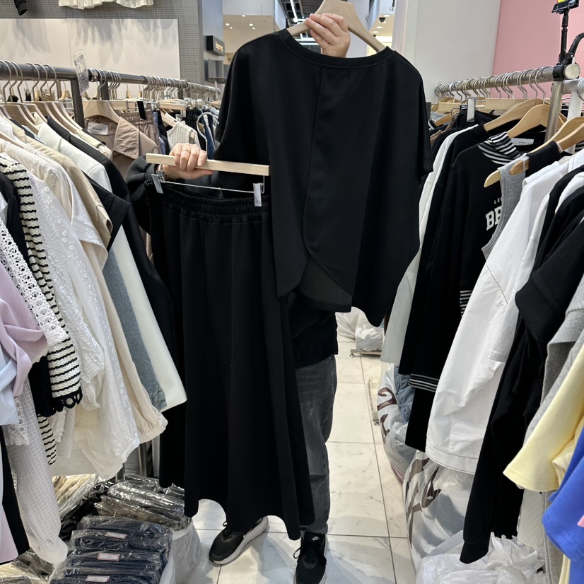 BLOOM韓國東大門直郵女士新款職業休閑套裝兩件套套裝開衩BLOOM-Q套裝