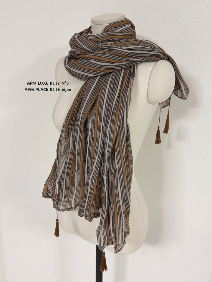 N3東大門實拍女裝新品推薦職業26春夏真品圍巾披肩流蘇褶皺N3圍巾/披肩