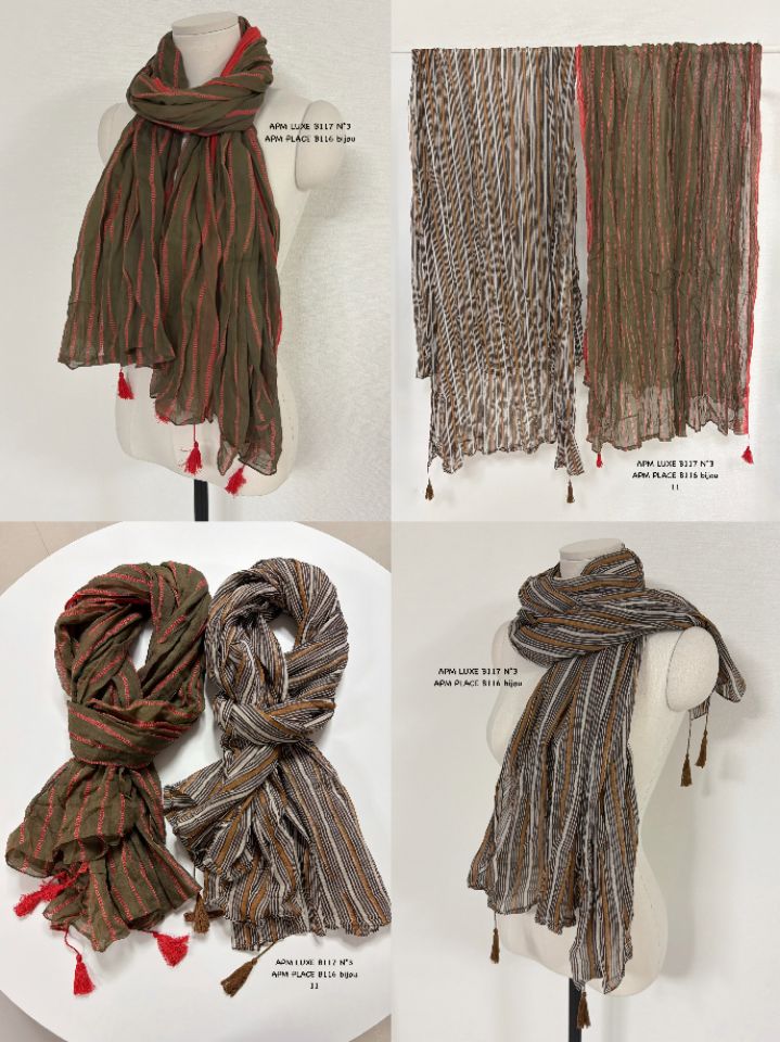 N3東大門實拍女裝新品推薦職業26春夏真品圍巾披肩流蘇褶皺N3圍巾/披肩