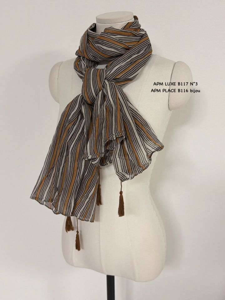 N3東大門實拍女裝新品推薦職業26春夏真品圍巾披肩流蘇褶皺N3圍巾/披肩