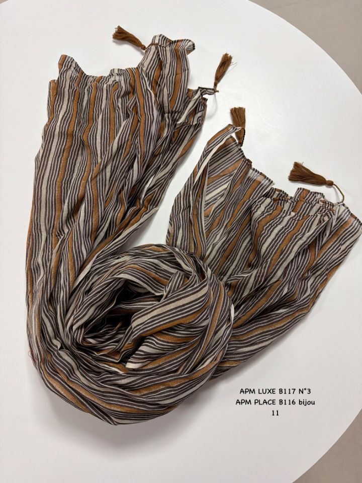 N3東大門實拍女裝新品推薦職業26春夏真品圍巾披肩流蘇褶皺N3圍巾/披肩