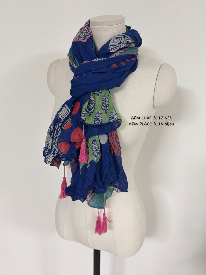 N3韓國直郵女士新款推薦26春夏職業人氣圍巾披肩流蘇褶皺N3圍巾/披肩