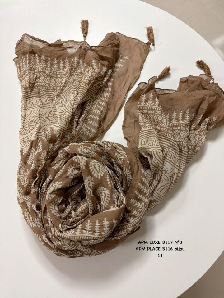 N3東大門實拍女裝新品時尚26春夏真品職業圍巾披肩流蘇褶皺N3圍巾/披肩