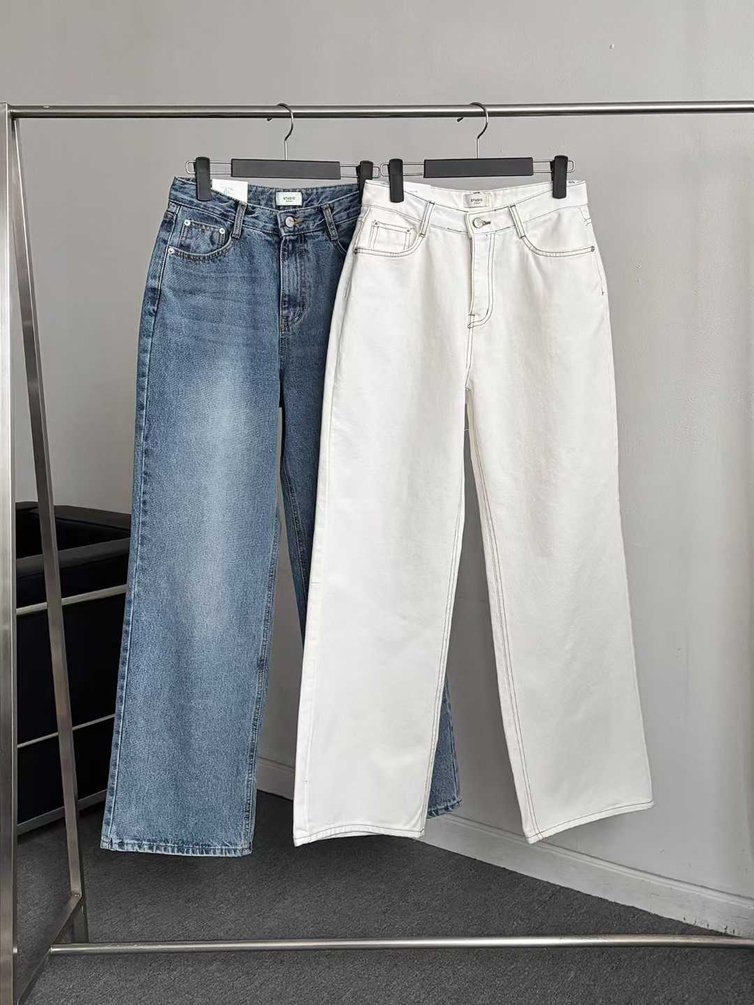 STUDIO-GRAY 스튜디오그레이東大門直郵女裝新款推薦牛仔褲STUDIO-GRAY牛仔褲