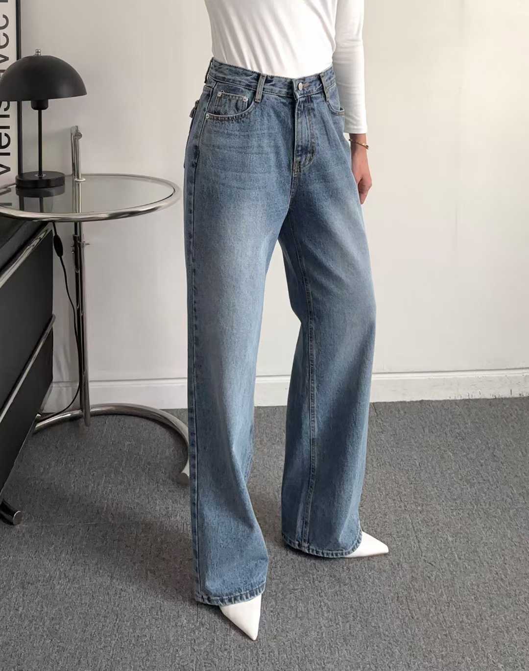 STUDIO-GRAY 스튜디오그레이東大門直郵女裝新款推薦牛仔褲STUDIO-GRAY牛仔褲