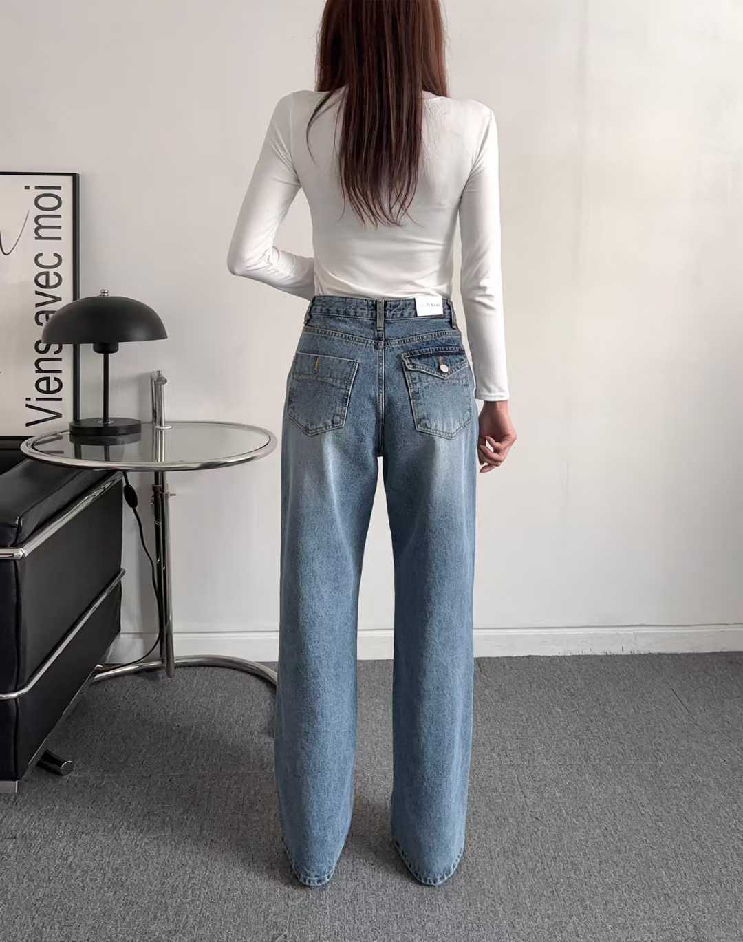 STUDIO-GRAY 스튜디오그레이東大門直郵女裝新款推薦牛仔褲STUDIO-GRAY牛仔褲