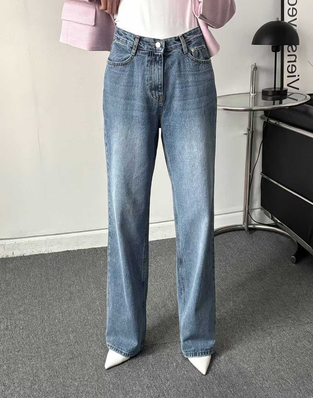 STUDIO-GRAY 스튜디오그레이東大門直郵女裝新款推薦牛仔褲STUDIO-GRAY牛仔褲圖色2