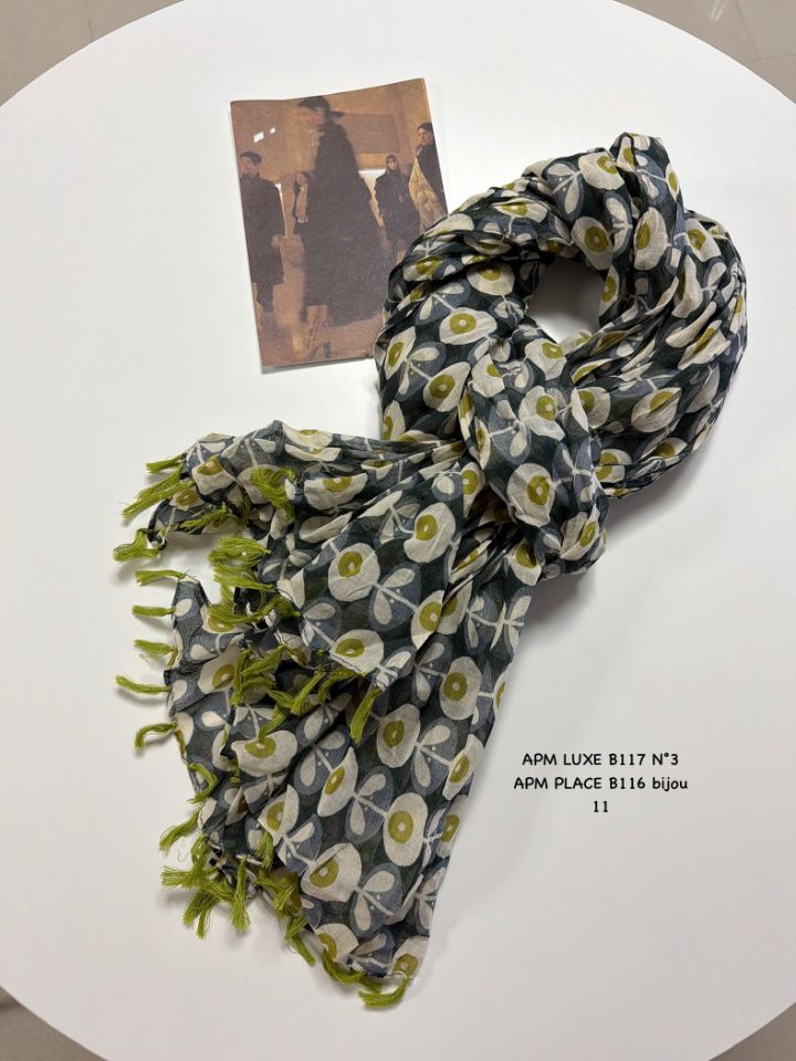 N3東大門實拍女裝新品26春夏真品推薦圍巾披肩荷葉邊流蘇N3圍巾/披肩