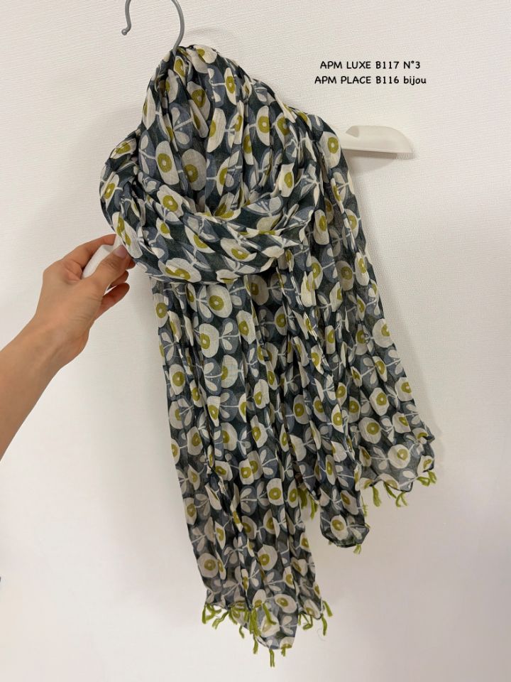 N3東大門實拍女裝新品26春夏真品推薦圍巾披肩荷葉邊流蘇N3圍巾/披肩