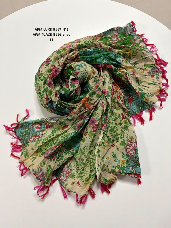 N3韓國直郵女裝新品推薦真品熱賣圍巾披肩荷葉邊花朵流蘇N3圍巾/披肩