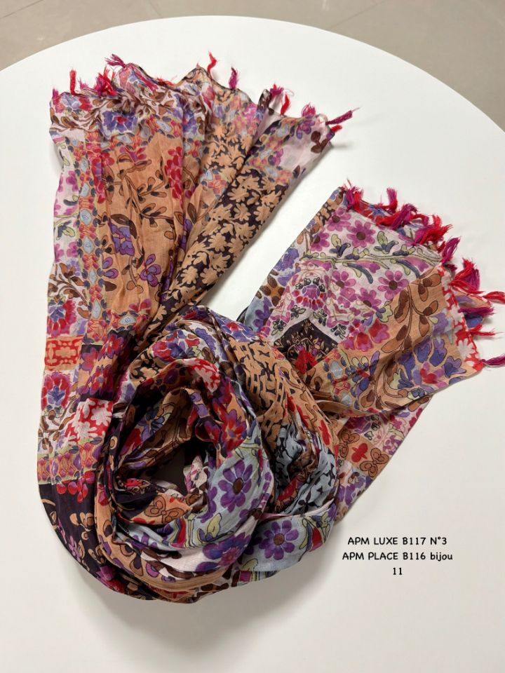 N3韓國直郵女裝新品推薦真品熱賣圍巾披肩荷葉邊花朵流蘇N3圍巾/披肩