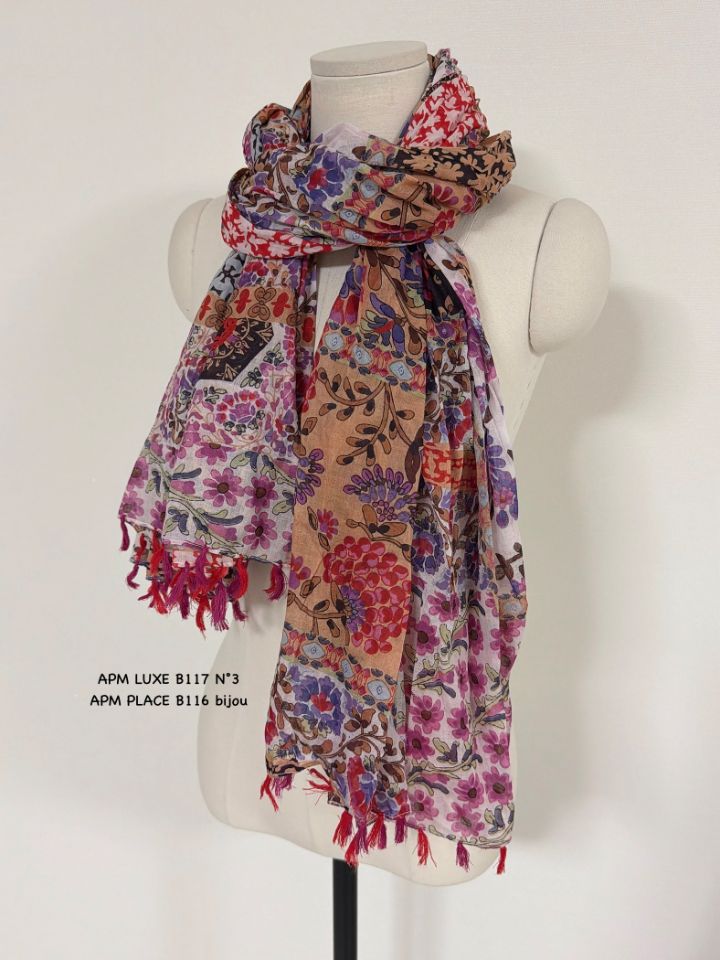 N3韓國直郵女裝新品推薦真品熱賣圍巾披肩荷葉邊花朵流蘇N3圍巾/披肩