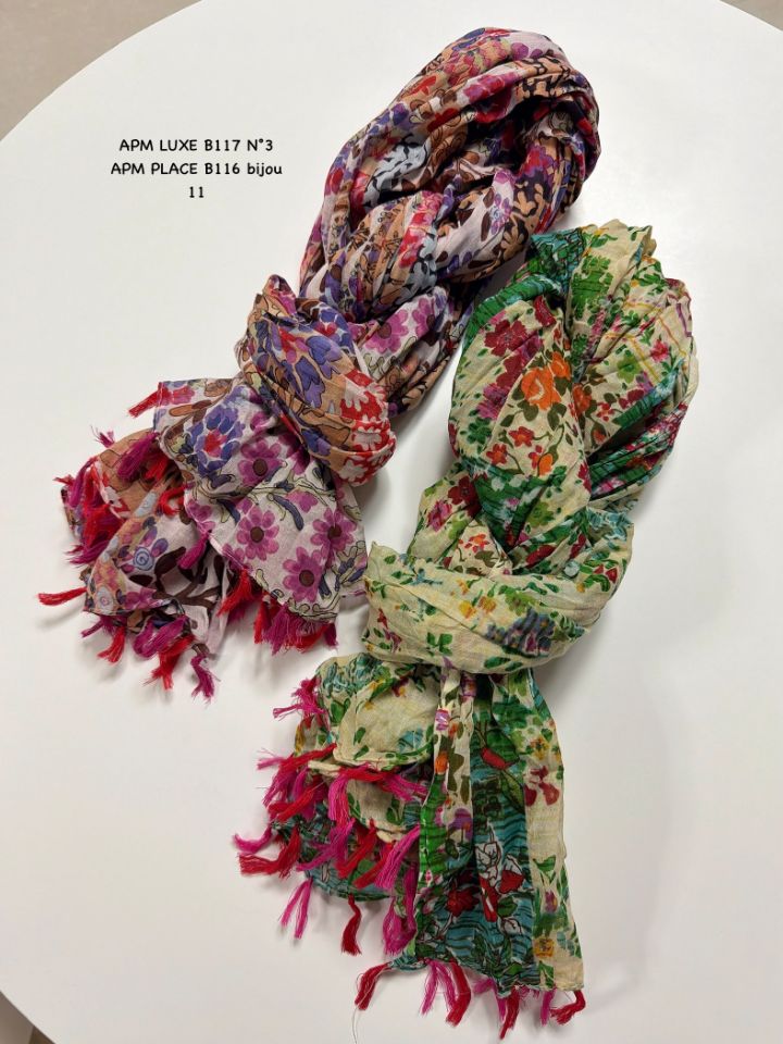 N3韓國直郵女裝新品推薦真品熱賣圍巾披肩荷葉邊花朵流蘇N3圍巾/披肩