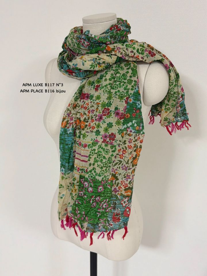 N3韓國直郵女裝新品推薦真品熱賣圍巾披肩荷葉邊花朵流蘇N3圍巾/披肩