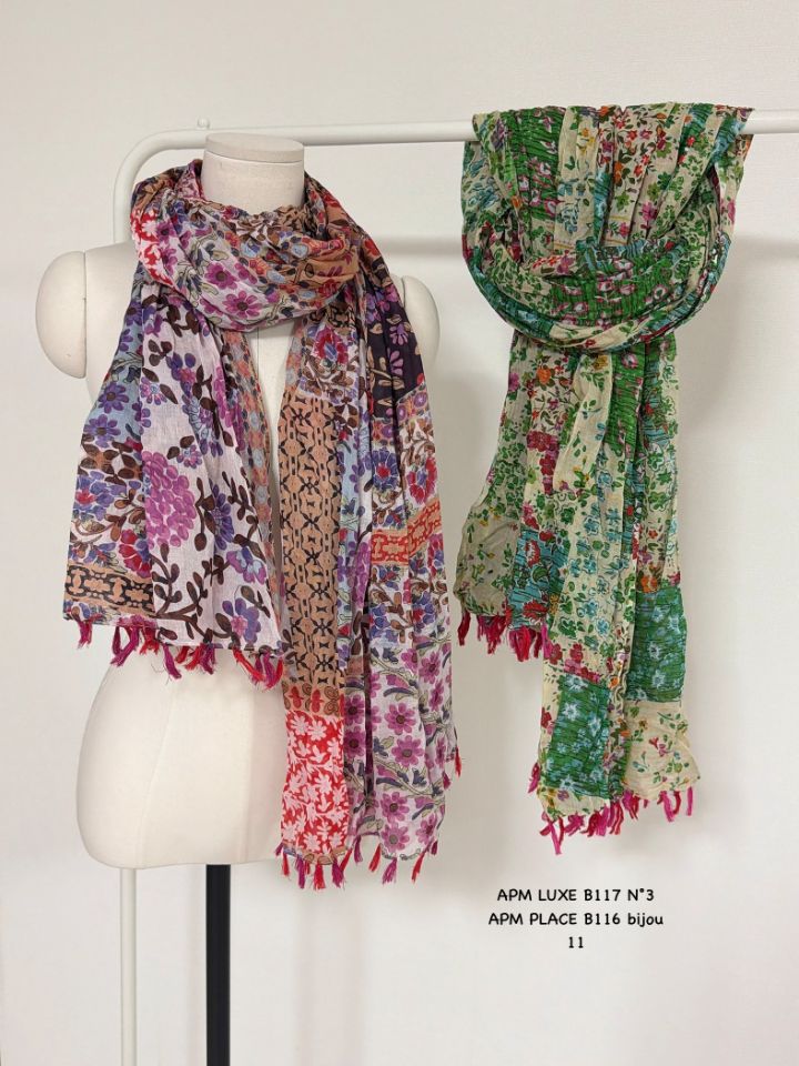 N3韓國直郵女裝新品推薦真品熱賣圍巾披肩荷葉邊花朵流蘇N3圍巾/披肩