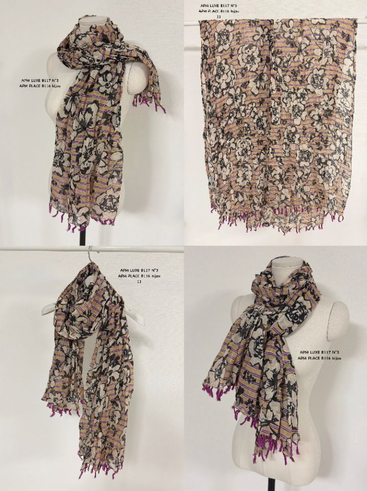 N3東大門代購女裝新品真品推薦人氣26春夏職業圍巾披肩流蘇N3圍巾/披肩