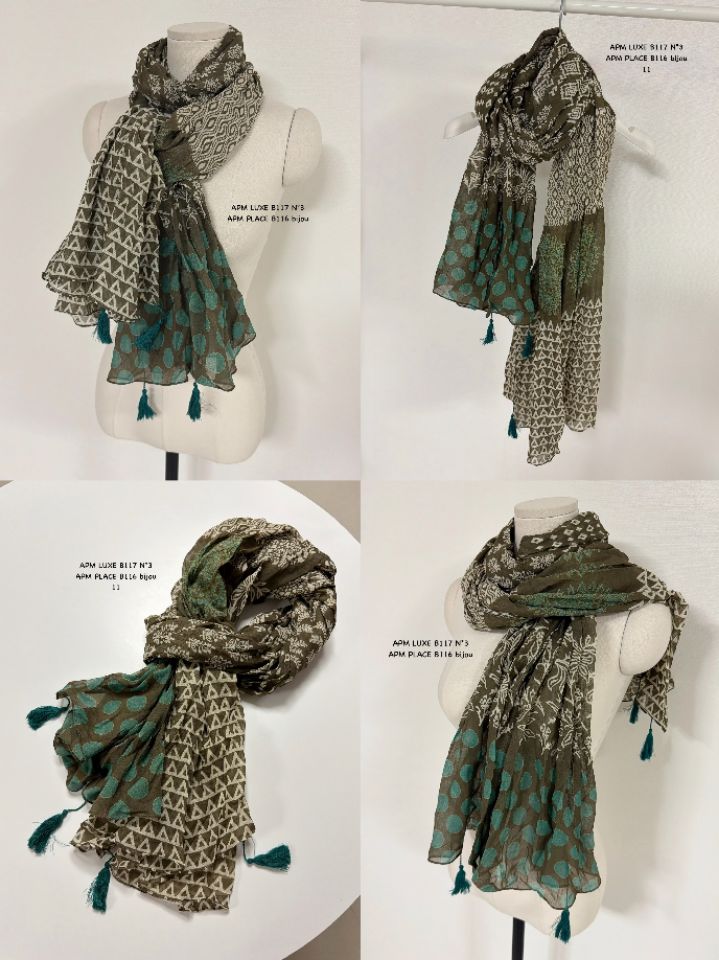 N3東大門實拍女士新款熱賣推薦人氣職業圍巾披肩流蘇褶皺N3圍巾/披肩