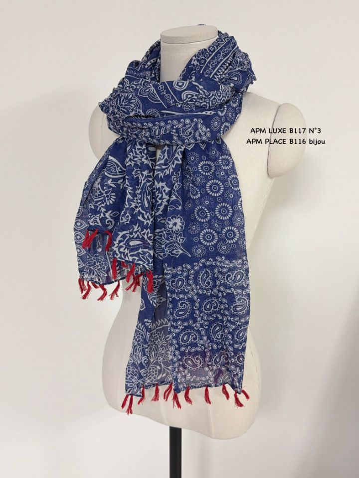 N3東大門代購女裝新品職業推薦休閑真品圍巾披肩流蘇褶皺N3圍巾/披肩圖色2