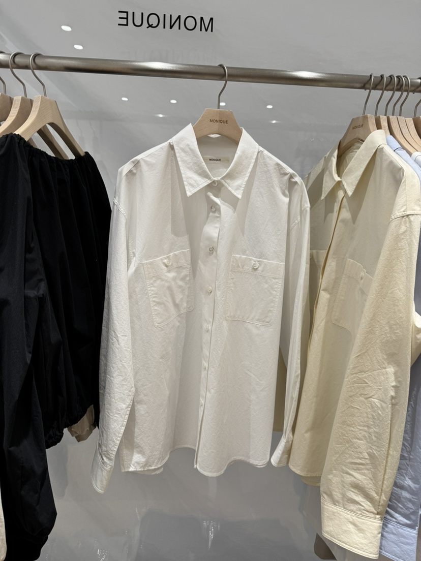 MONIQUE東大門直郵女裝新品時尚職業熱賣人氣襯衫蕾絲衫純棉MONIQUE襯衫/蕾絲衫圖色1