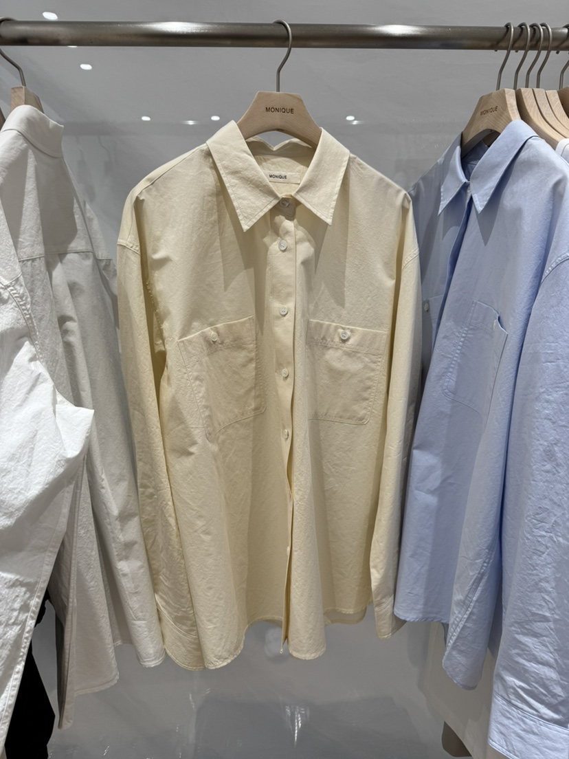 MONIQUE東大門直郵女裝新品時尚職業熱賣人氣襯衫蕾絲衫純棉MONIQUE襯衫/蕾絲衫圖色2