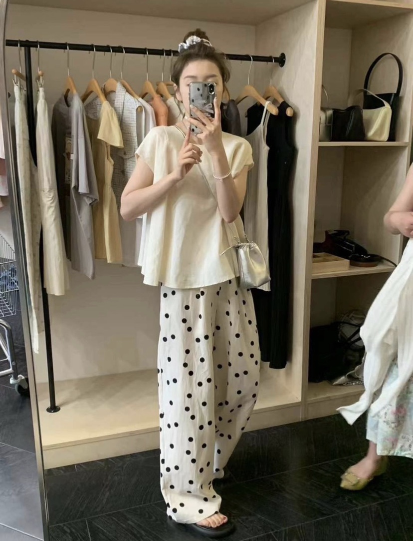 ONDO-P韓國直郵實拍女裝新品推薦26春夏人氣時尚休閑褲亞麻ONDO-P休閑褲