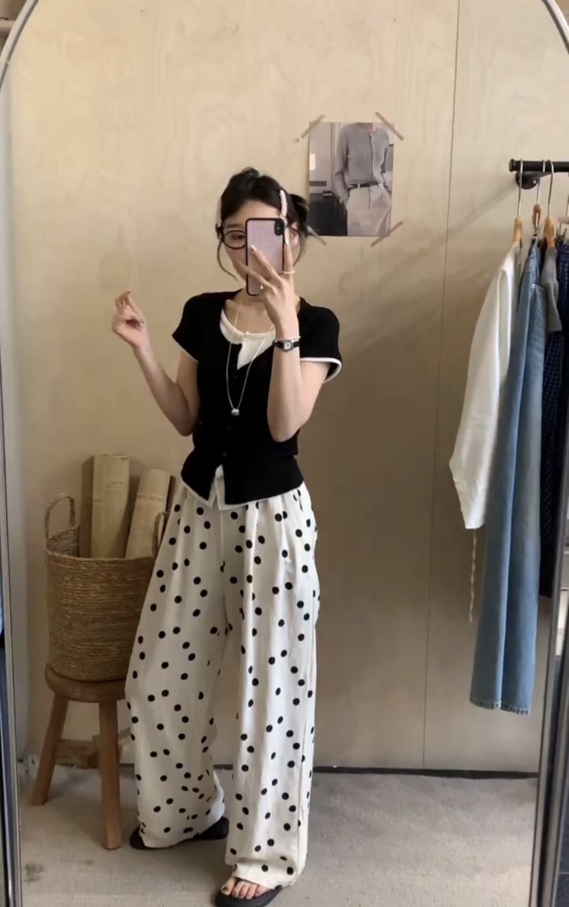 ONDO-P韓國直郵實拍女裝新品推薦26春夏人氣時尚休閑褲亞麻ONDO-P休閑褲