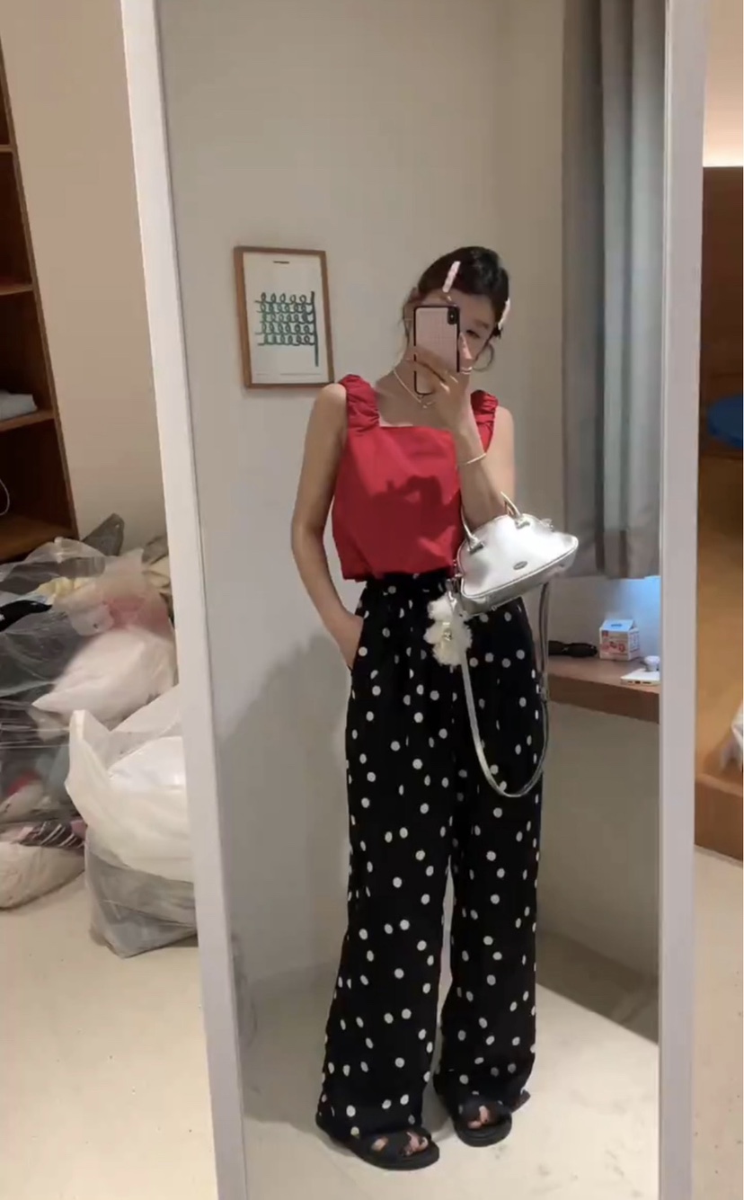 ONDO-P韓國直郵實拍女裝新品推薦26春夏人氣時尚休閑褲亞麻ONDO-P休閑褲