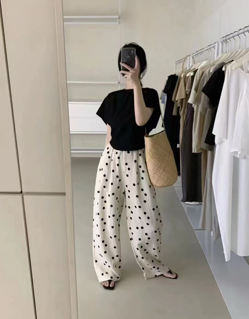 ONDO-P韓國直郵實拍女裝新品推薦26春夏人氣時尚休閑褲亞麻ONDO-P休閑褲