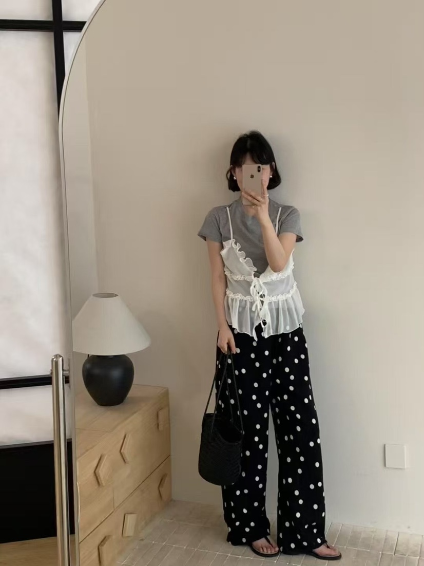 ONDO-P韓國直郵實拍女裝新品推薦26春夏人氣時尚休閑褲亞麻ONDO-P休閑褲