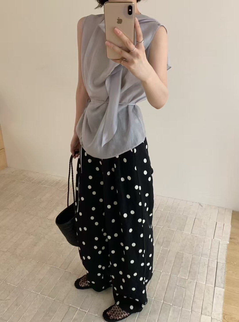 ONDO-P韓國直郵實拍女裝新品推薦26春夏人氣時尚休閑褲亞麻ONDO-P休閑褲