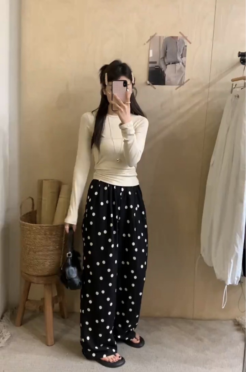 ONDO-P韓國直郵實拍女裝新品推薦26春夏人氣時尚休閑褲亞麻ONDO-P休閑褲圖色2