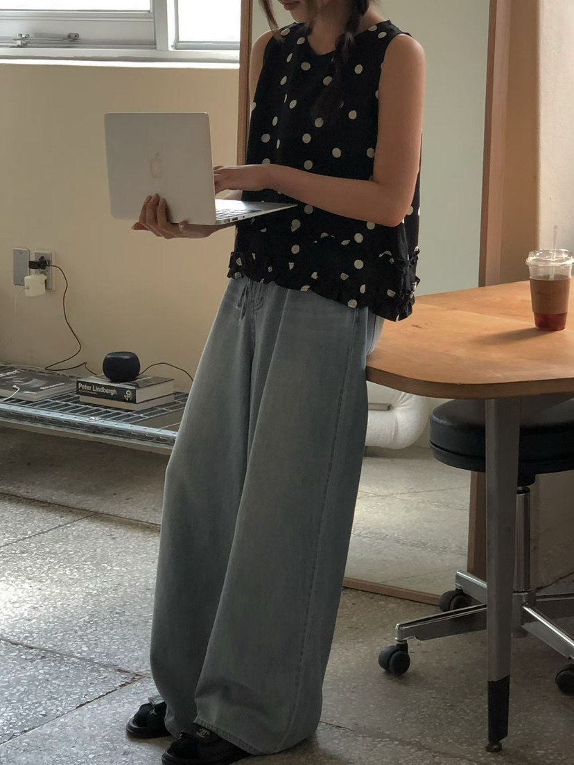 ONDO-P韓國直郵實拍女士新品推薦時尚26春夏休閑吊帶背心ONDO-P吊帶/背心