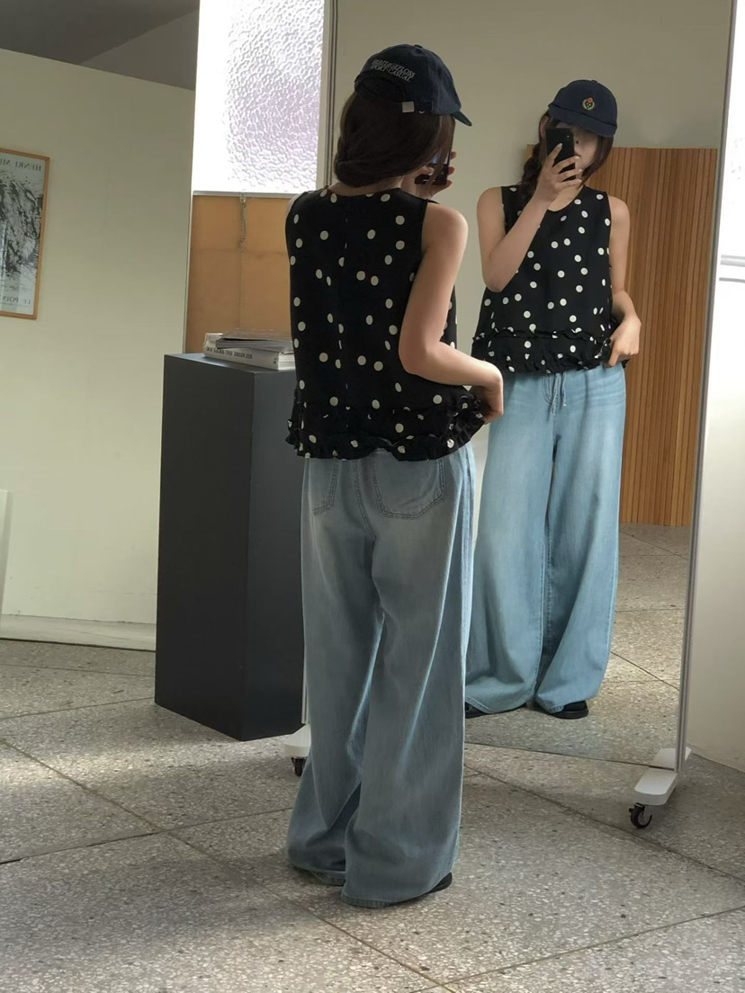 ONDO-P韓國直郵實拍女士新品推薦時尚26春夏休閑吊帶背心ONDO-P吊帶/背心