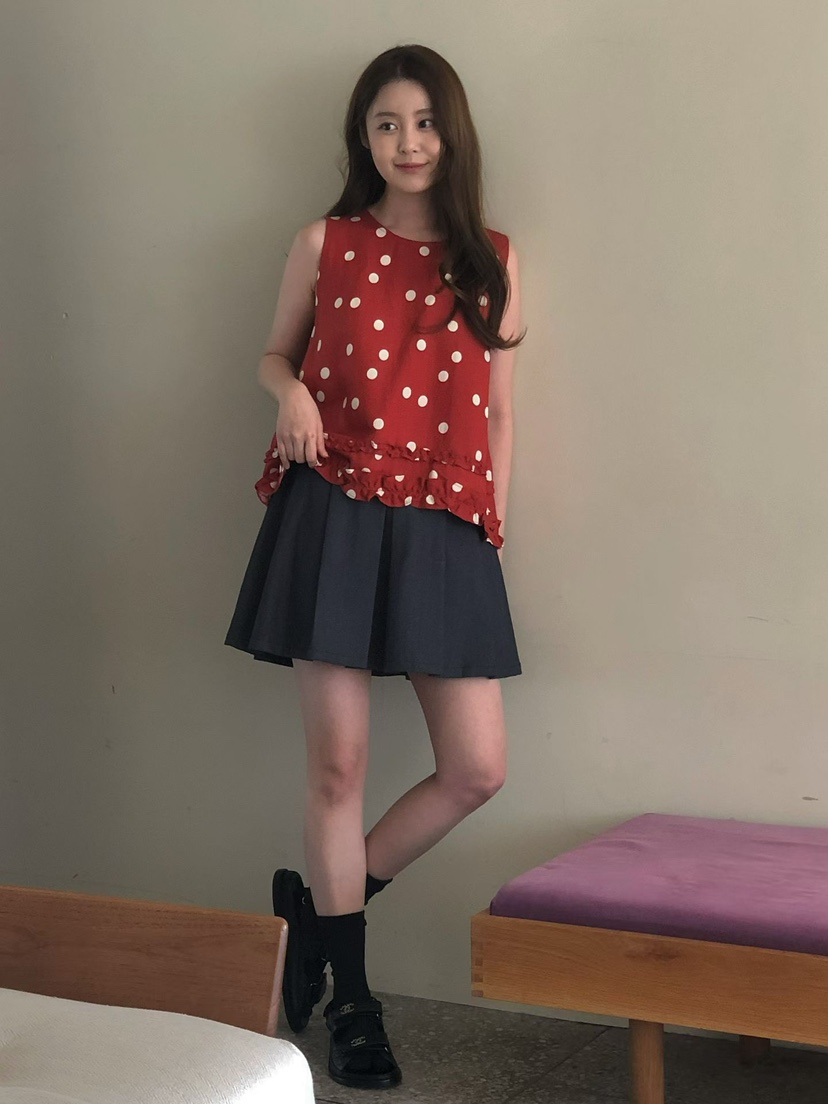 ONDO-P韓國直郵實拍女士新品推薦時尚26春夏休閑吊帶背心ONDO-P吊帶/背心