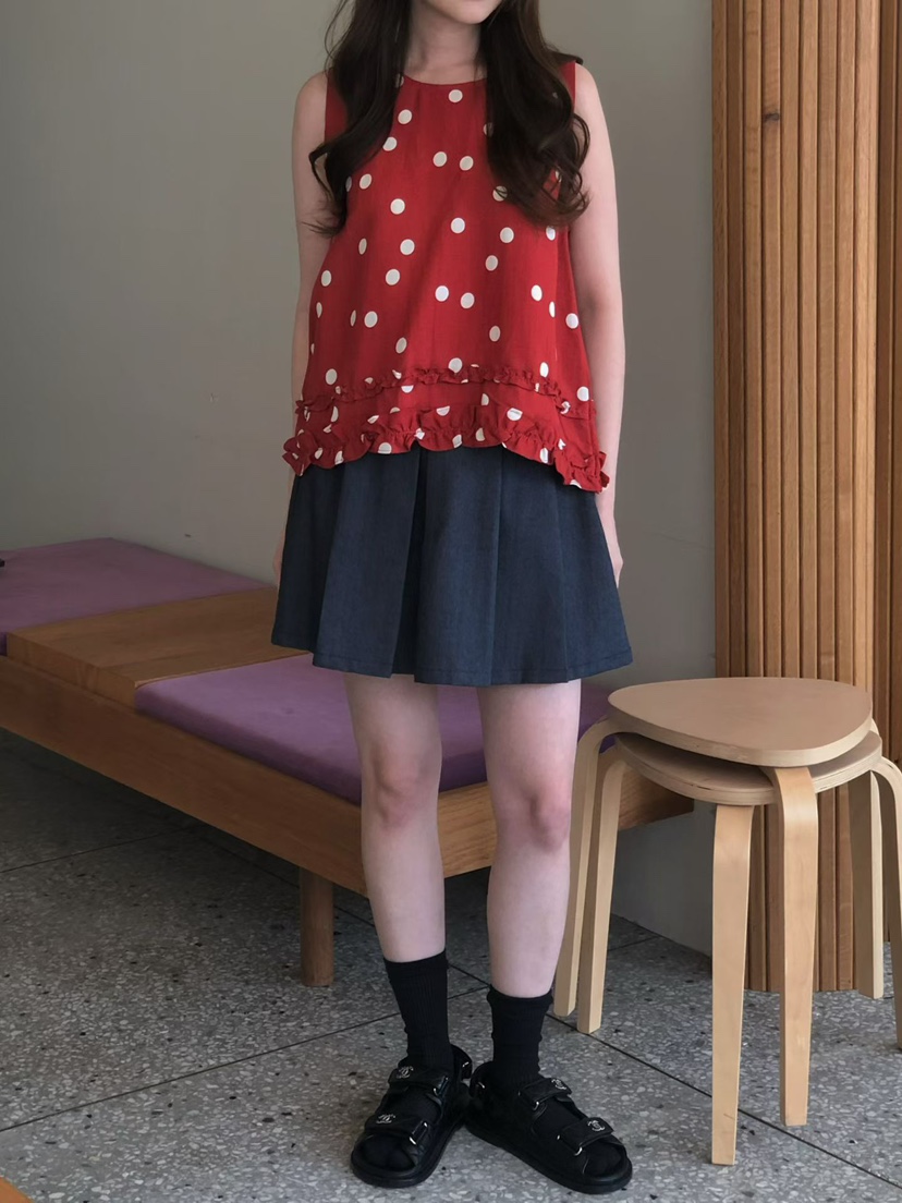 ONDO-P韓國直郵實拍女士新品推薦時尚26春夏休閑吊帶背心ONDO-P吊帶/背心