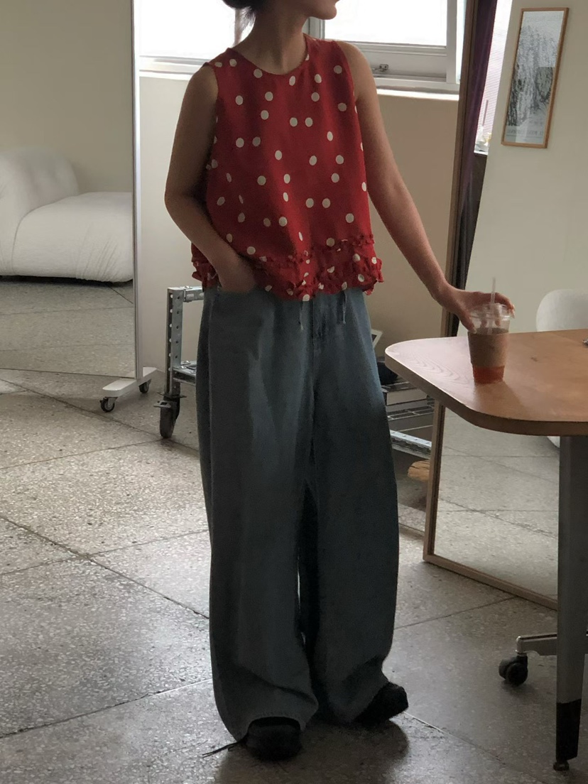 ONDO-P韓國直郵實拍女士新品推薦時尚26春夏休閑吊帶背心ONDO-P吊帶/背心