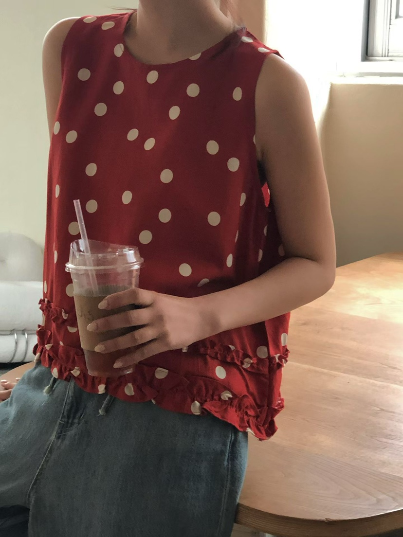 ONDO-P韓國直郵實拍女士新品推薦時尚26春夏休閑吊帶背心ONDO-P吊帶/背心圖色2