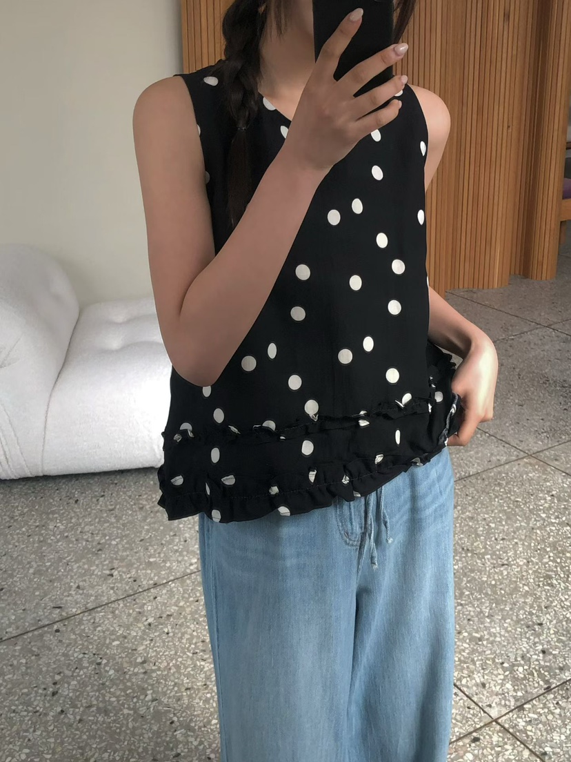 ONDO-P韓國直郵實拍女士新品推薦時尚26春夏休閑吊帶背心ONDO-P吊帶/背心圖色3