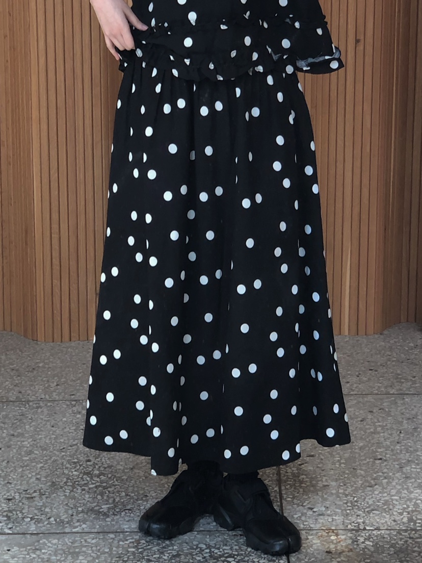 ONDO-P韓國直郵實拍女士新款職業熱賣休閑推薦時尚長裙褶皺ONDO-P長裙圖色2