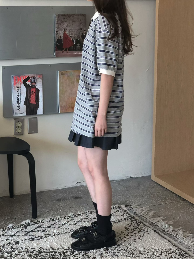 ONDO-P韓國東大門代購女裝新款熱賣職業26春夏休閑T恤刺繡ONDO-PT恤