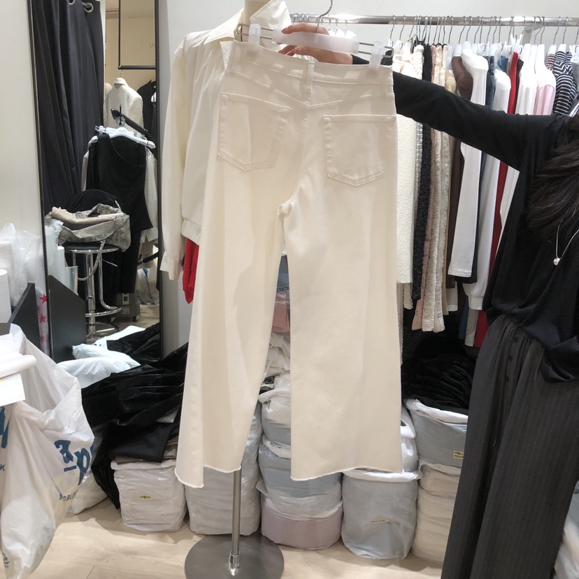 LOVE SOME韓國代購女裝新款時尚26春夏熱賣職業休閑牛仔褲LOVE SOME牛仔褲