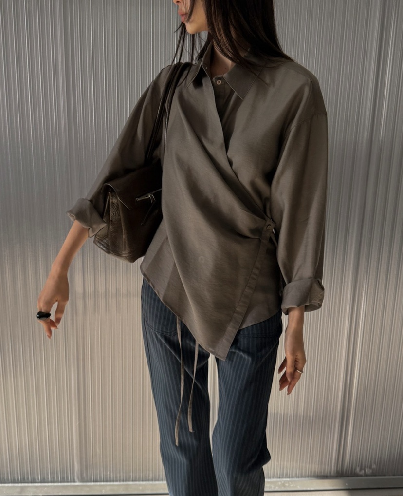 RUMIRU/AWEAR韓國東大門直郵女士新款推薦時尚襯衫蕾絲衫awear/RUMIRU襯衫/蕾絲衫圖色3