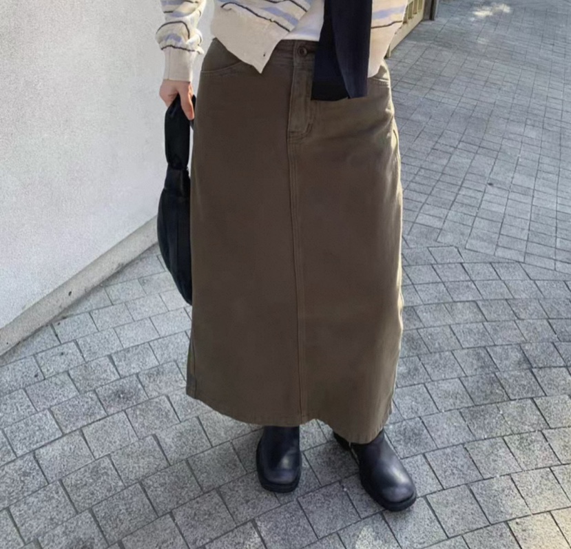 PLATE韓國直郵女裝新款真品26春夏休閑推薦熱賣半身裙中短裙PLATE半身裙/中短裙圖色1