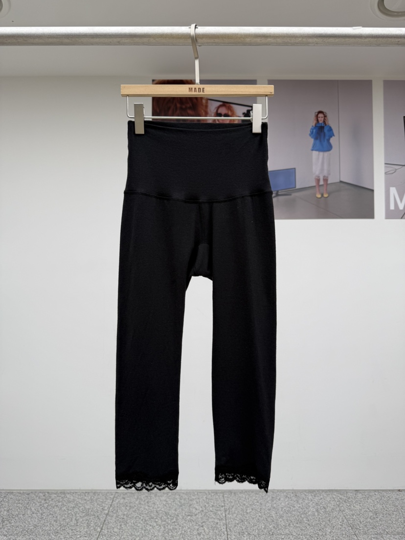 MADE-P東大門代購女裝新款休閑熱賣人氣26春夏休閑褲蕾絲MADE-P休閑褲圖色2