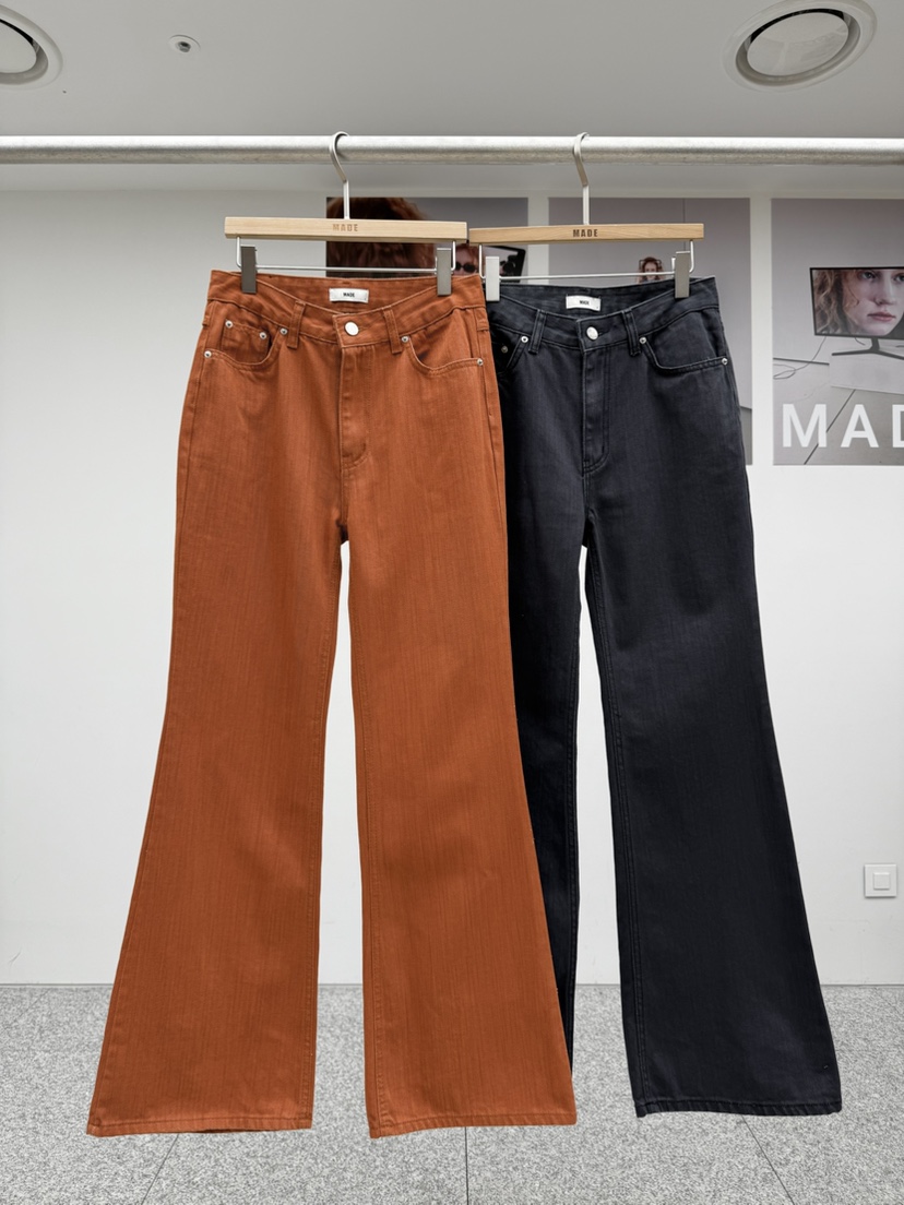 MADE-P東大門代購女裝新款時尚推薦熱賣休閑人氣真品牛仔褲MADE-P牛仔褲