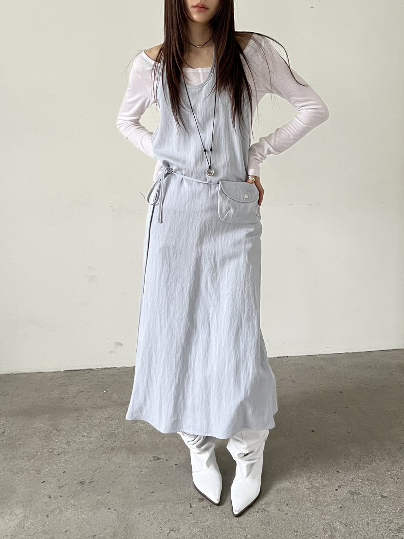 NOVUS韓國東大門直郵女裝新品26春夏職業推薦連衣裙裹身裙NOVUS連衣裙