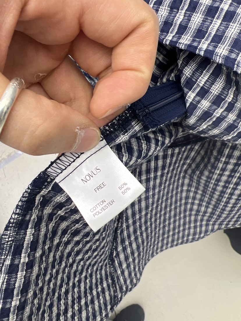 NOVUS韓國直郵女裝新款熱賣職業26春夏時尚推薦連衣裙格子NOVUS連衣裙